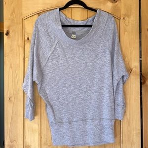 Free People wide neck sweater